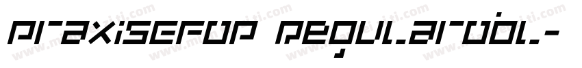 PraxisEFOP RegularObl字体转换